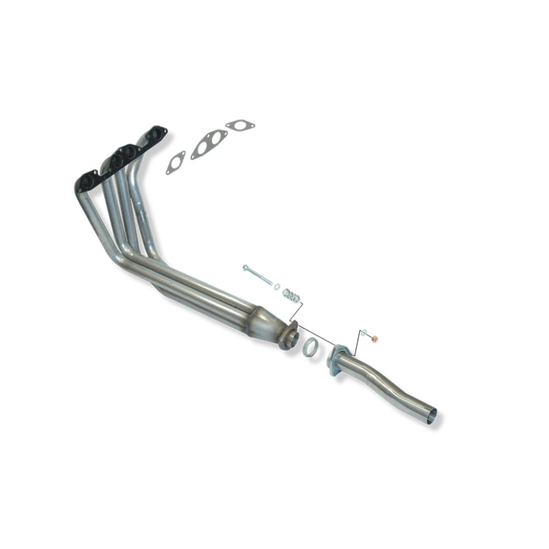 COLECTOR DE ESCAPE DEPORTIVO TUBULAR INOXIDABLE SEAT IBIZA 1.2 SYSTEM PORSCHE 84-92