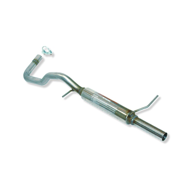ESCAPE TRASERO INOXIDABLE GRUPO-N USO EXCLUSIVO PARA COMPETICIÓN SEAT IBIZA 1.4I 8V 06/95-06/96