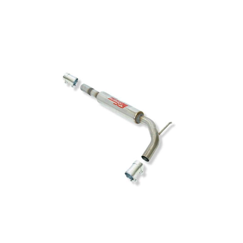 TRAMO INTERMEDIO INOXIDABLE CON SILENCIADOR NO HOMOLOGADO SEAT IBIZA CUPRA 2.0I 16V 97-99