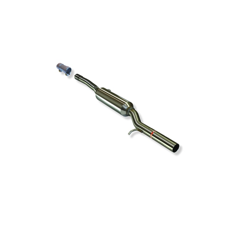 TRAMO INTERMEDIO INOXIDABLE CON SILENCIADOR NO HOMOLOGADO SEAT LEON 1.8 20V TURBO 4*4 SPORT 03/00-01/01