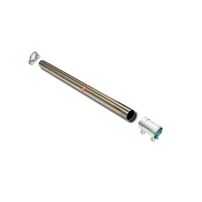 TRAMO INTERMEDIO INOXIDABLE SIN SILENCIADOR USO EXCLUSIVO PARA COMPETICIÓN VOLKSWAGEN GOLF II 1.8I 16V 06/85-10/91