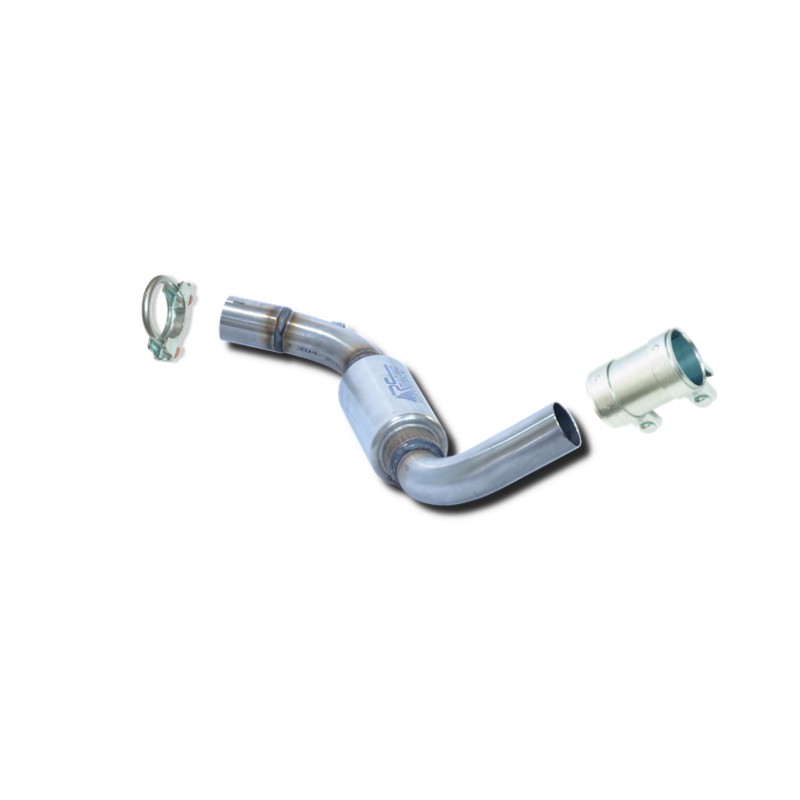 TRAMO INTERMEDIO INOXIDABLE CON SILENCIADOR NO HOMOLOGADO VOLKSWAGEN GOLF II 1.8I 8V GTI 85-