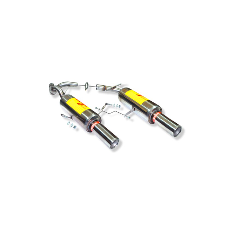 ESCAPE TRASERO INOXIDABLE NO HOMOLOGADO RENAULT CLIO II SPORT 2.0 16V 04-