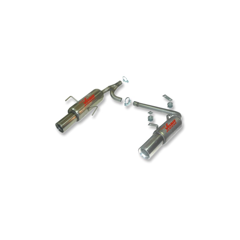 ESCAPE TRASERO INOXIDABLE NO HOMOLOGADO OPEL ASTRA H 1.7 CDTI 04-