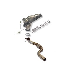 COLECTOR DE ESCAPE DEPORTIVO TUBULAR INOXIDABLE OPEL ASTRA G 1.8I 16V 98-01
