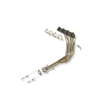 COLECTOR DE ESCAPE DEPORTIVO TUBULAR INOXIDABLE HONDA CIVIC V 1.6i 16V ESI EG5 92-96