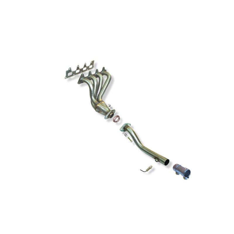 COLECTOR DE ESCAPE DEPORTIVO TUBULAR INOXIDABLE RENAULT MEGANE II 1.6I 16V 10/02-