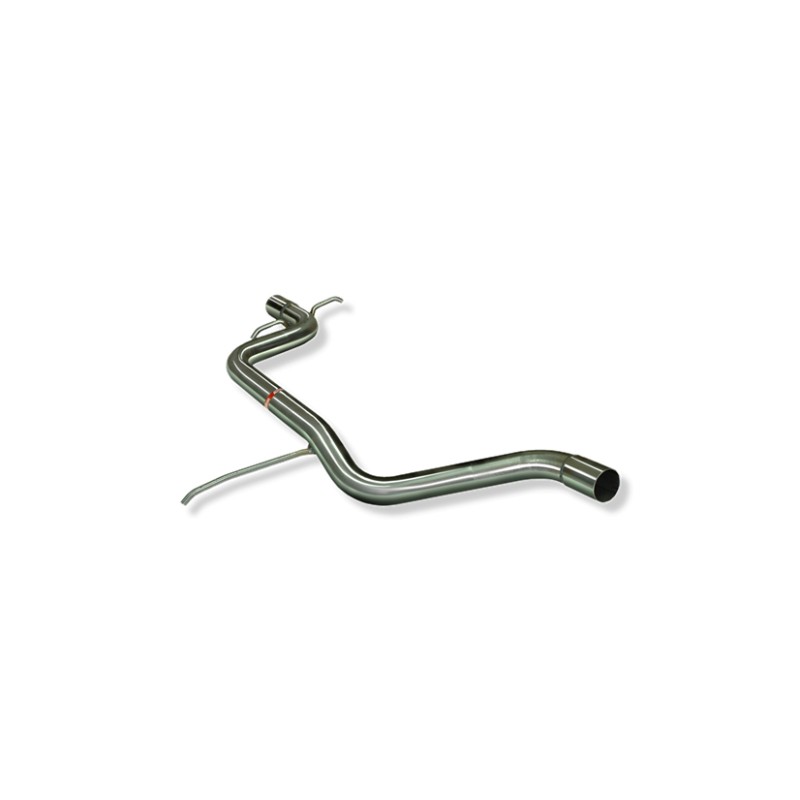 TRAMO INTERMEDIO INOXIDABLE SIN SILENCIADOR USO EXCLUSIVO PARA COMPETICIÓN VOLKSWAGEN GOLF V 1.4 TURBO 10/03-