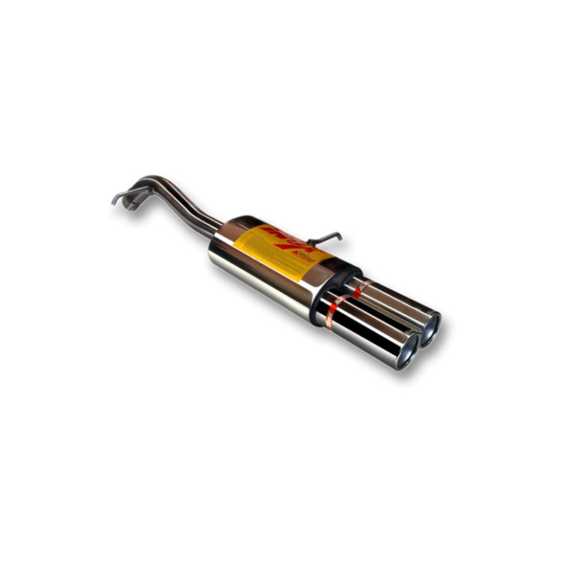 ESCAPE TRASERO INOXIDABLE NO HOMOLOGADO PEUGEOT 207 RC 1.6i 16V 07-