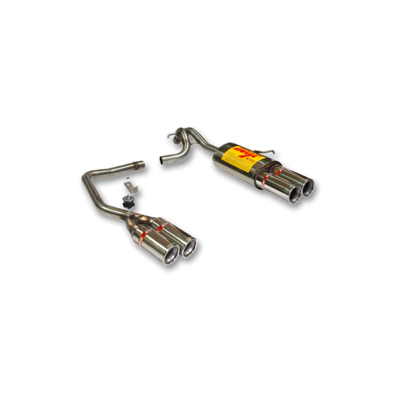 ESCAPE TRASERO INOXIDABLE NO HOMOLOGADO PEUGEOT 207 RC 1.6i 16V 07-