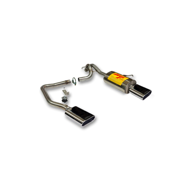 ESCAPE TRASERO INOXIDABLE NO HOMOLOGADO PEUGEOT 207 RC 1.6i 16V 07-
