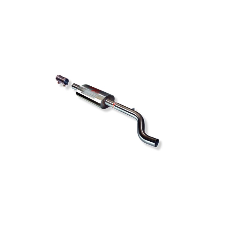 TRAMO INTERMEDIO INOXIDABLE CON SILENCIADOR NO HOMOLOGADO RENAULT CLIO III SPORT 2.0I RS 16V 06-09