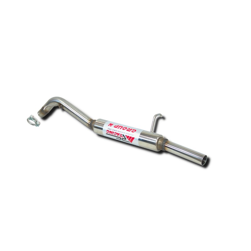 ESCAPE TRASERO INOXIDABLE GRUPO-N USO EXCLUSIVO PARA COMPETICIÓN PEUGEOT 207 1.6 HDI 07-