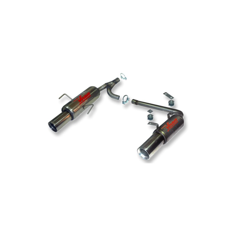 ESCAPE TRASERO INOXIDABLE NO HOMOLOGADO OPEL ASTRA H GTC 1.9 CDTI 05-