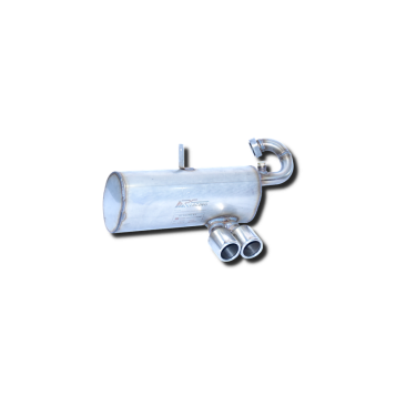 ESCAPE TRASERO INOXIDABLE NO HOMOLOGADO SMART 452 04/03-11/05