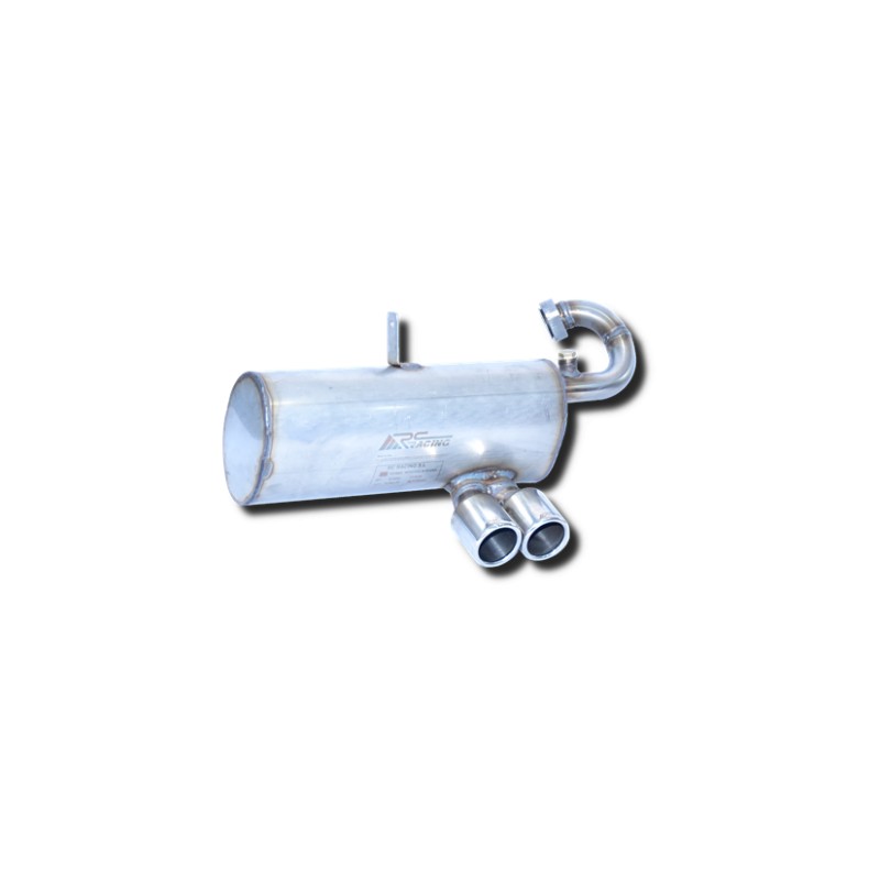 ESCAPE TRASERO INOXIDABLE NO HOMOLOGADO SMART 452 04/03-11/05