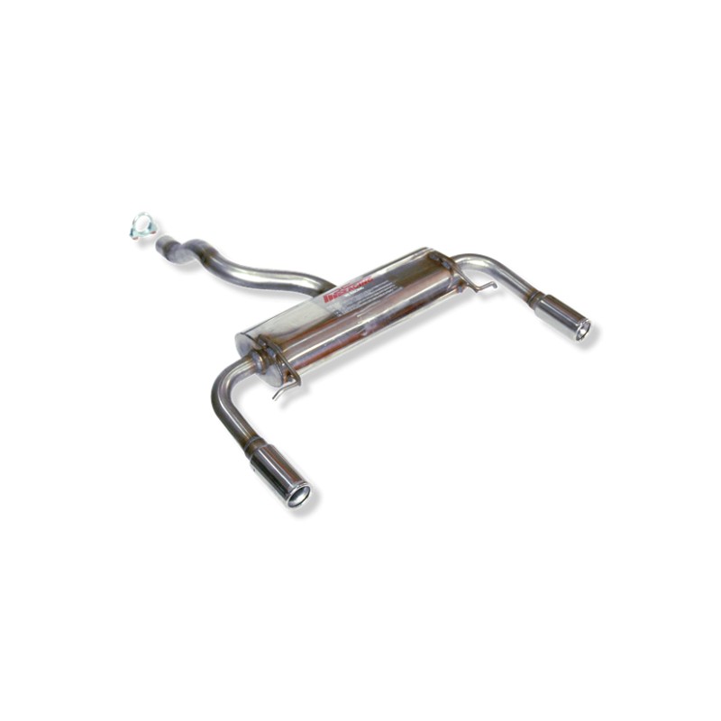 ESCAPE TRASERO INOXIDABLE NO HOMOLOGADO RENAULT CLIO III GORDINI RS 2.0I 10-