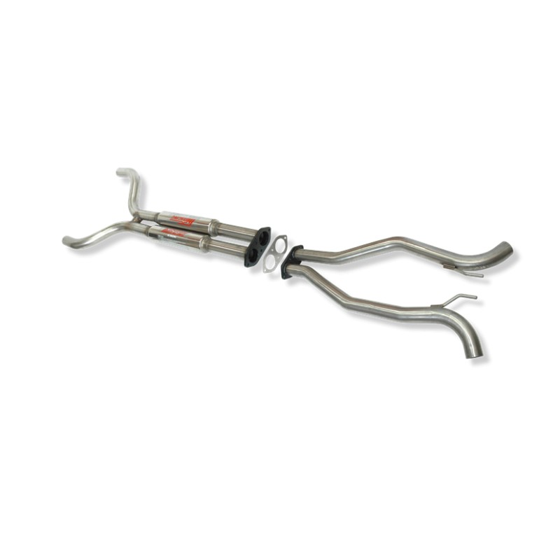 TRAMO INTERMEDIO INOXIDABLE CON SILENCIADOR NO HOMOLOGADO CHEVROLET CAMARO SS 6.2I V8 LS3 10-15