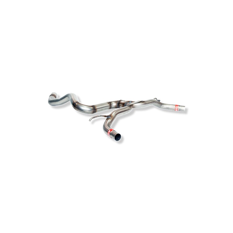 ESCAPE TRASERO INOXIDABLE GRUPO-A USO EXCLUSIVO PARA COMPETICIÓN RENAULT CLIO IV RS  EDC 1.6T 17-