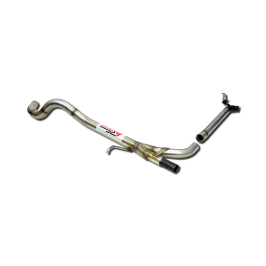 ESCAPE TRASERO INOXIDABLE GRUPO-A USO EXCLUSIVO PARA COMPETICIÓN RENAULT MEGANE IV GT 1.6 TCE 15-