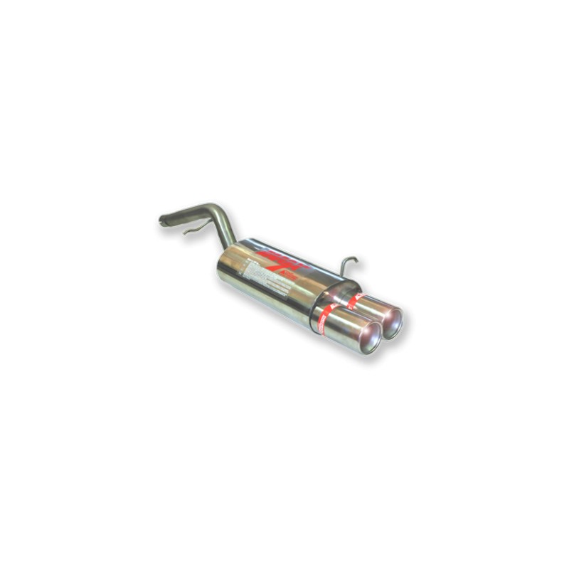 ESCAPE TRASERO INOXIDABLE NO HOMOLOGADO MAZDA 2 1.4 D 03/03-07