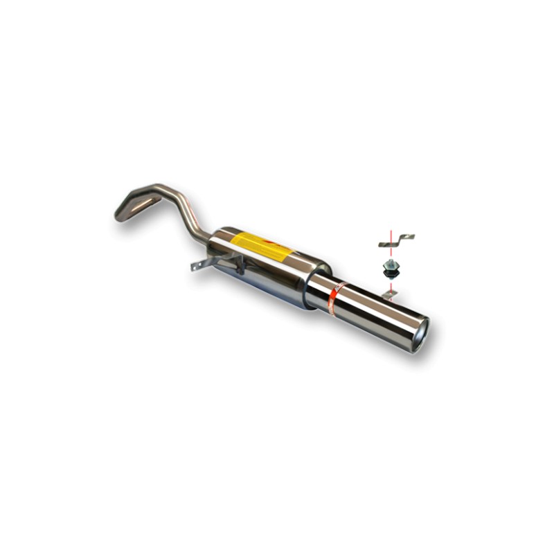 ESCAPE TRASERO INOXIDABLE NO HOMOLOGADO RENAULT MEGANE II 1.5 DCI 05/05-09