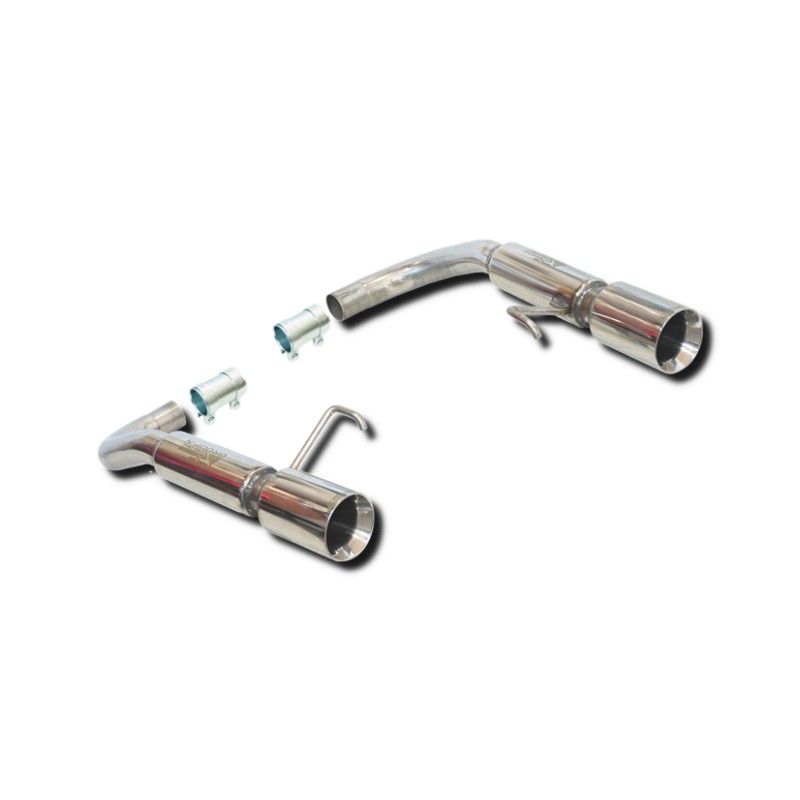 ESCAPE TRASERO INOXIDABLE GRUPO-N USO EXCLUSIVO PARA COMPETICIÓN FORD MUSTANG 3.7 V6 15-