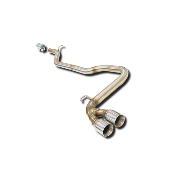 ESCAPE TRASERO INOXIDABLE GRUPO-A USO EXCLUSIVO PARA COMPETICIÓN AUDI A3 8V 1.5 TFSI 17-