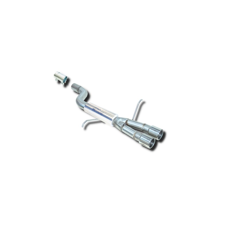 ESCAPE TRASERO INOXIDABLE GRUPO-N USO EXCLUSIVO PARA COMPETICIÓN BMW 328I E-46 2.8CI 24V 12/98-05/00