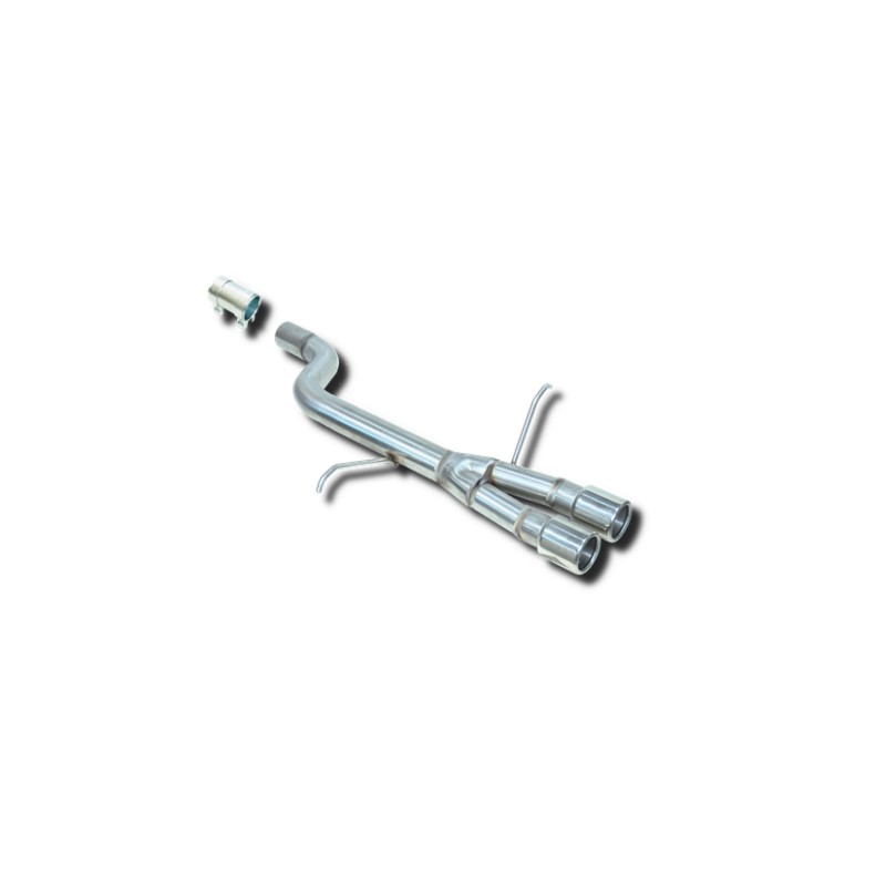 ESCAPE TRASERO INOXIDABLE GRUPO-A USO EXCLUSIVO PARA COMPETICIÓN BMW 328I E-46 2.8CI 24V 12/98-05/00