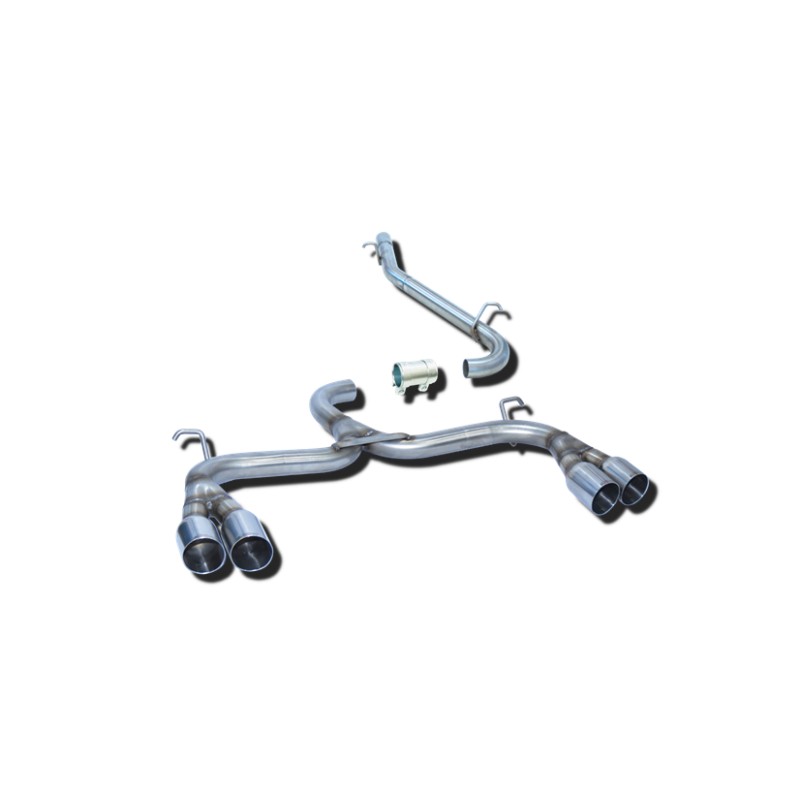 ESCAPE TRASERO INOXIDABLE GRUPO-A USO EXCLUSIVO PARA COMPETICIÓN CUPRA ATECA 2.0 TFSI 4*4 19-