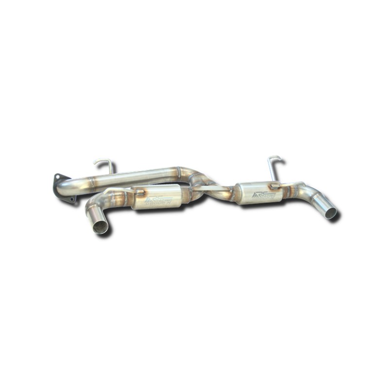 ESCAPE TRASERO INOXIDABLE GRUPO-N NO HOMOLOGADO SUBARU BRZ 2.0i 12-16