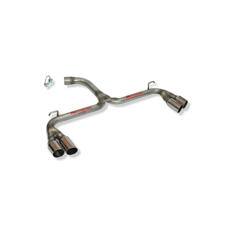 ESCAPE TRASERO INOXIDABLE GRUPO-A USO EXCLUSIVO PARA COMPETICIÓN SEAT LEON 5F CUPRA 2.0 TSI 13-
