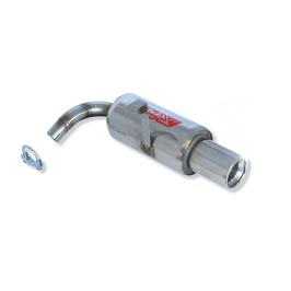 ESCAPE TRASERO INOXIDABLE NO HOMOLOGADO:TOYOTA COROLLA 1Ø101