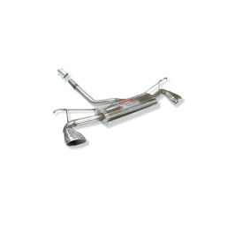 ESCAPE TRASERO INOXIDABLE NO HOMOLOGADO:VOLKSWAGEN TOUAREG 1 OVAL POR CADA LADO