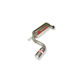 ESCAPE TRASERO INOXIDABLE:LANCIA DELTA 1Ø85