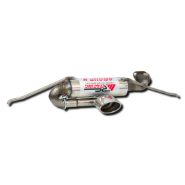 ESCAPE TRASERO INOXIDABLE GRUPO-N USO EXCLUSIVO PARA COMPETICIÓN SMART ROADSTER 451 1.0 BRABUS 08-