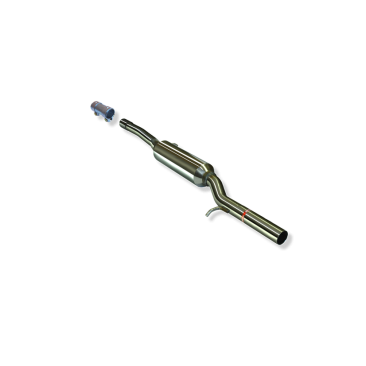 TRAMO INTERMEDIO INOXIDABLE CON SILENCIADOR NO HOMOLOGADO:SEAT LEON / VOLKSWAGEN GOLF IV