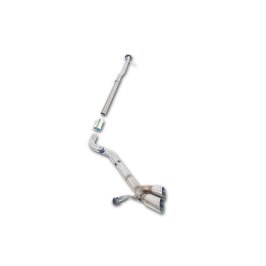 ESCAPE TRASERO INOXIDABLE GRUPO-A USO EXCLUSIVO PARA COMPETICIÓN:FORD RANGER RAPTOR 2.0 TDCI 2Ø85 LATERALES