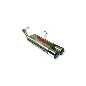 ESCAPE TRASERO INOXIDABLE NO HOMOLOGADO:HONDA PRELUDE 2Ø101