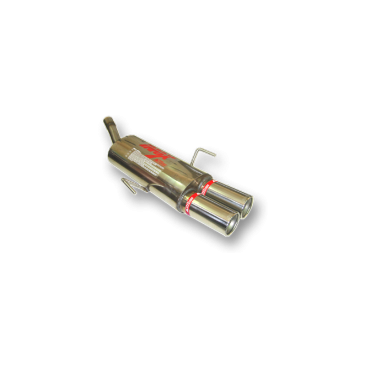 ESCAPE TRASERO INOXIDABLE NO HOMOLOGADO:OPEL ASTRA H 2Ø85