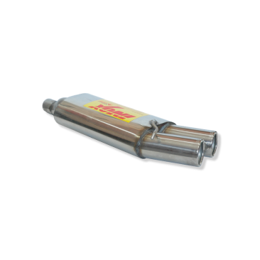 ESCAPE TRASERO INOXIDABLE NO HOMOLOGADO:BMW 320D 2Ø85