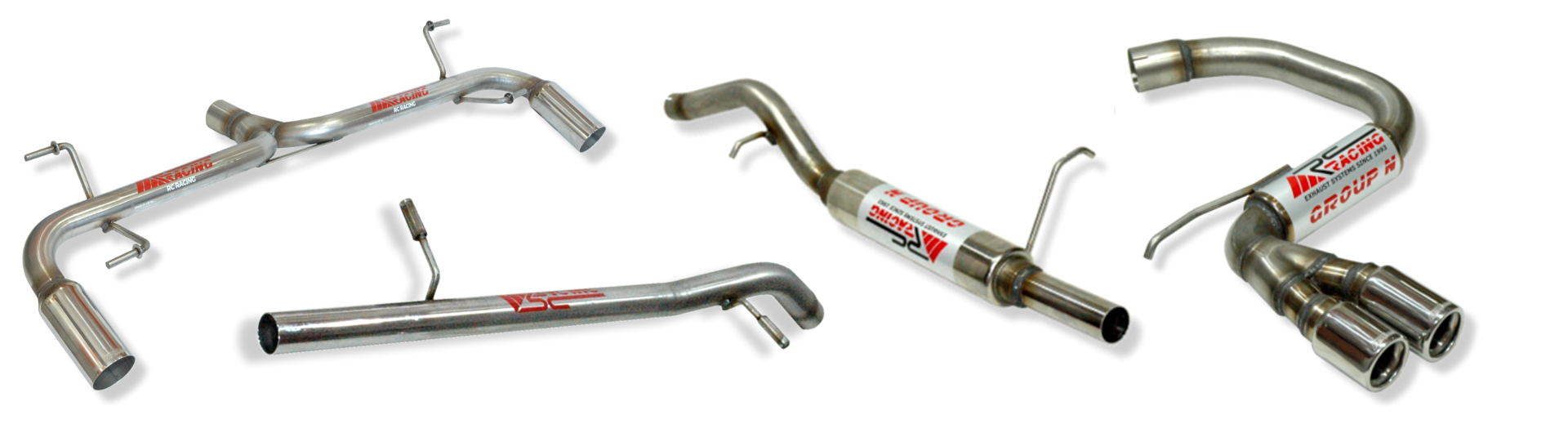 Sports Rear Exhausts in Stainless Steel | RC Racing